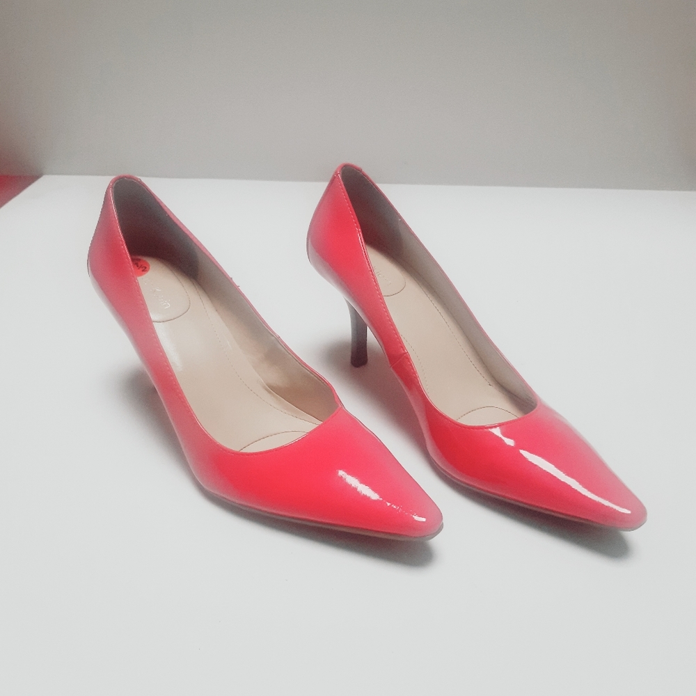 Calvin Klein hot pink heels